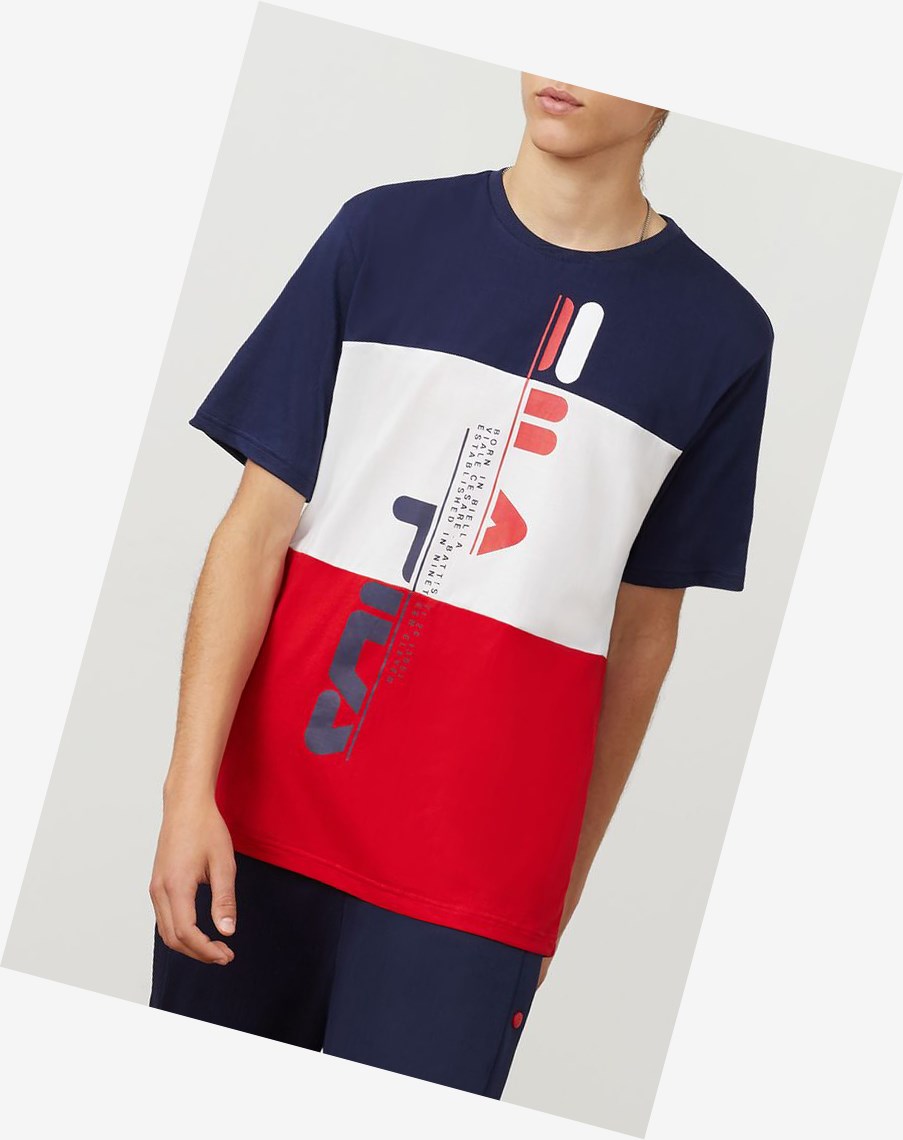 Fila Oden Tee Peac/Wht/Cred | 02GQORNCU