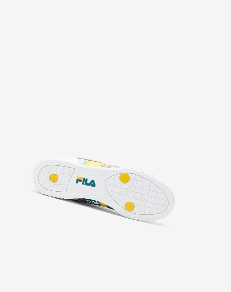 Fila Original Fitness Patchwork Sneakers Blancas Amarillo | 16PLAXYZW