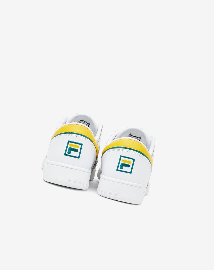 Fila Original Fitness Patchwork Sneakers Blancas Amarillo | 93JQWGLTY