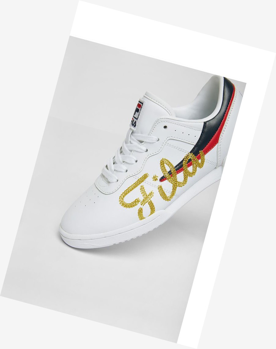 Fila Original Fitness Signature 2 Sneakers Wht/Fnvy/Fred | 12CQGUZPL