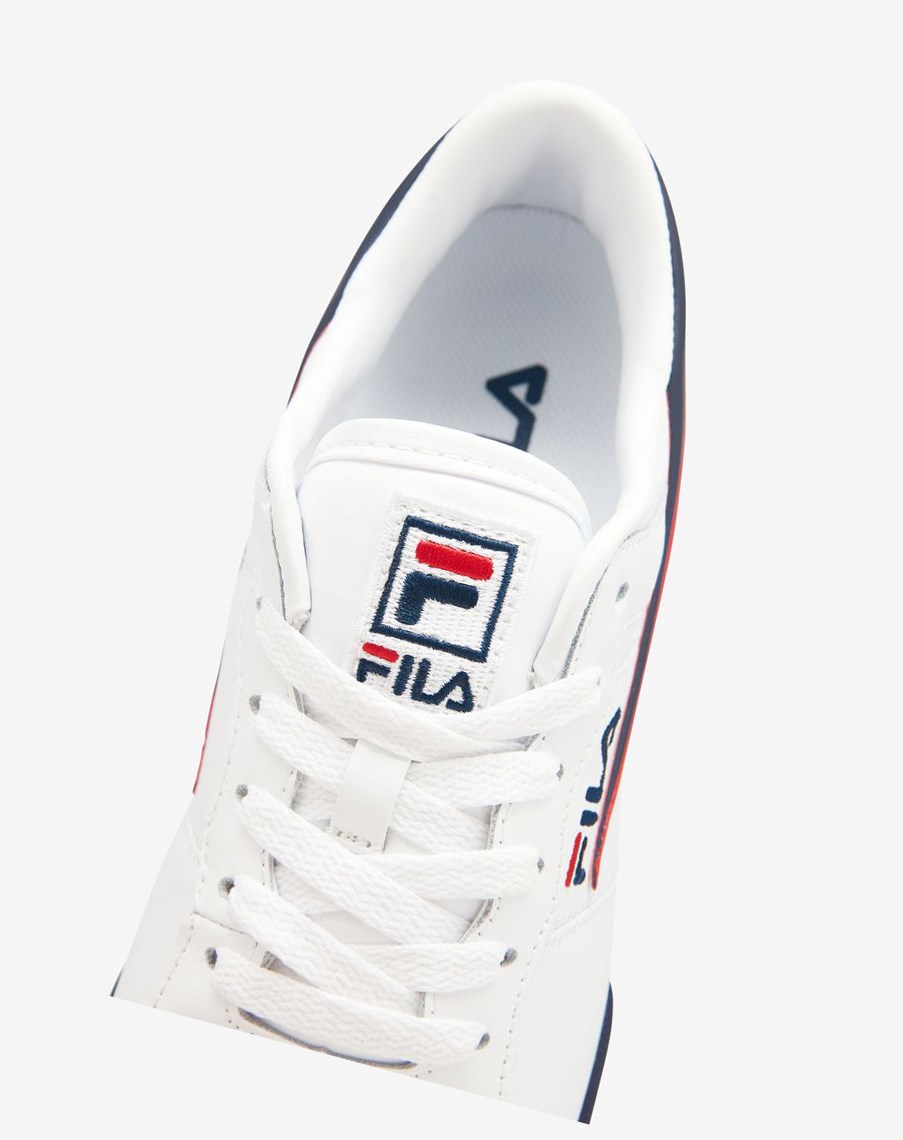 Fila Original Fitness Sneakers Blancas Azul Marino Rojas | 16WNUDGLY