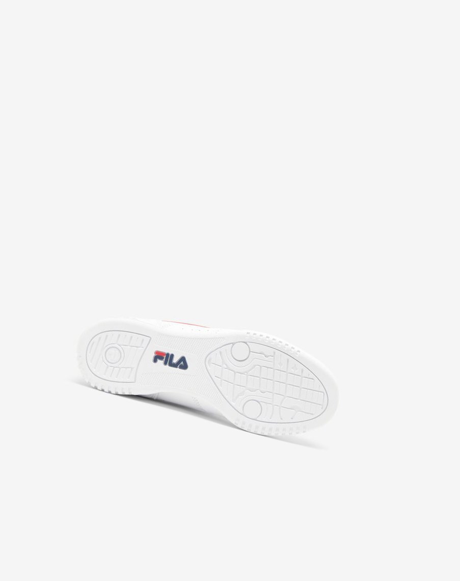 Fila Original Fitness Sneakers Blancas Azul Marino Rojas | 19UBIMNWL