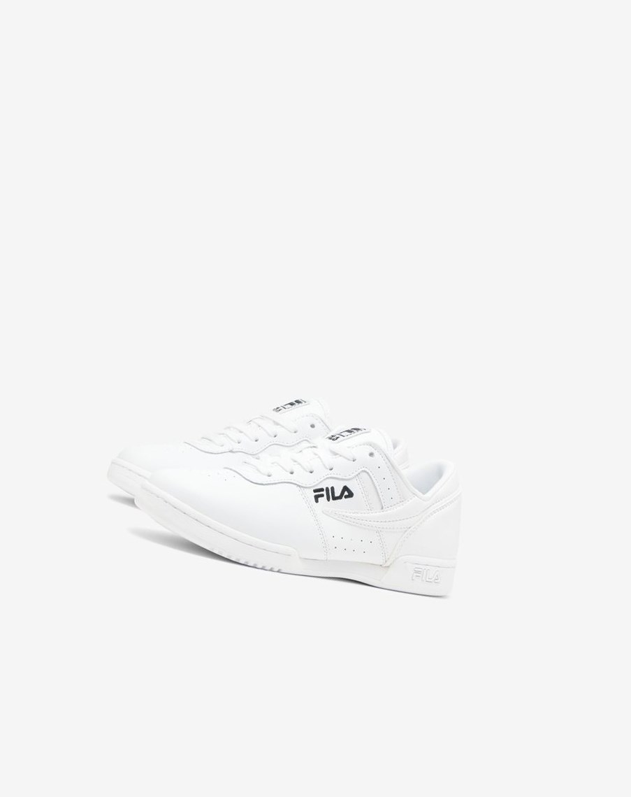 Fila Original Fitness Sneakers Blancas Blancas Negras | 68QHGMZLN