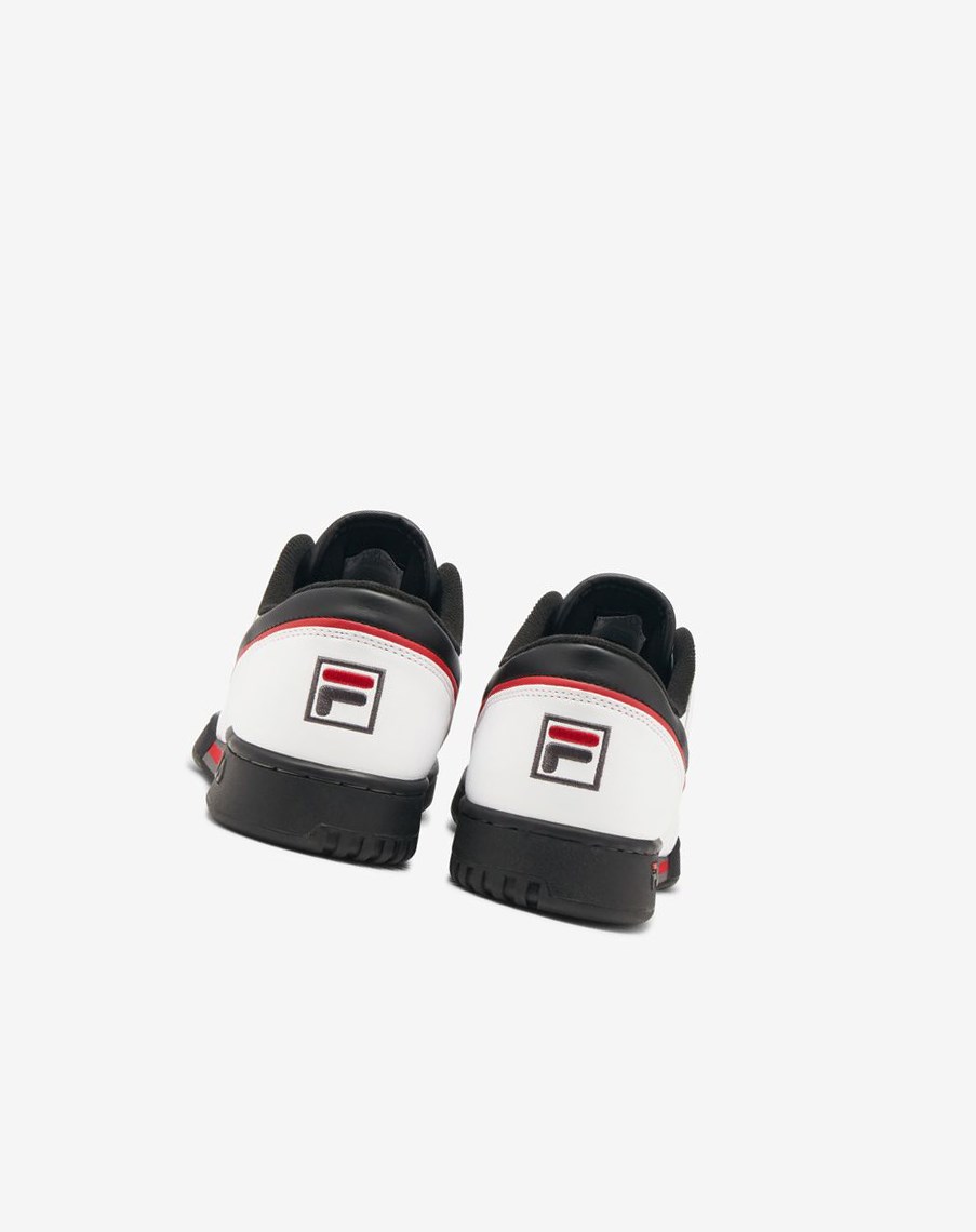 Fila Original Fitness Sneakers Blancas Negras Rojas | 58TUAQIYE