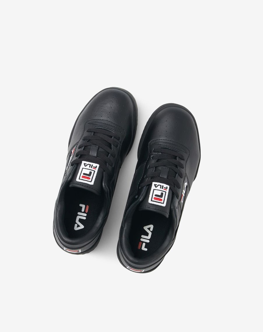 Fila Original Fitness Sneakers Negras Blancas Rojas | 52HXCLWJQ