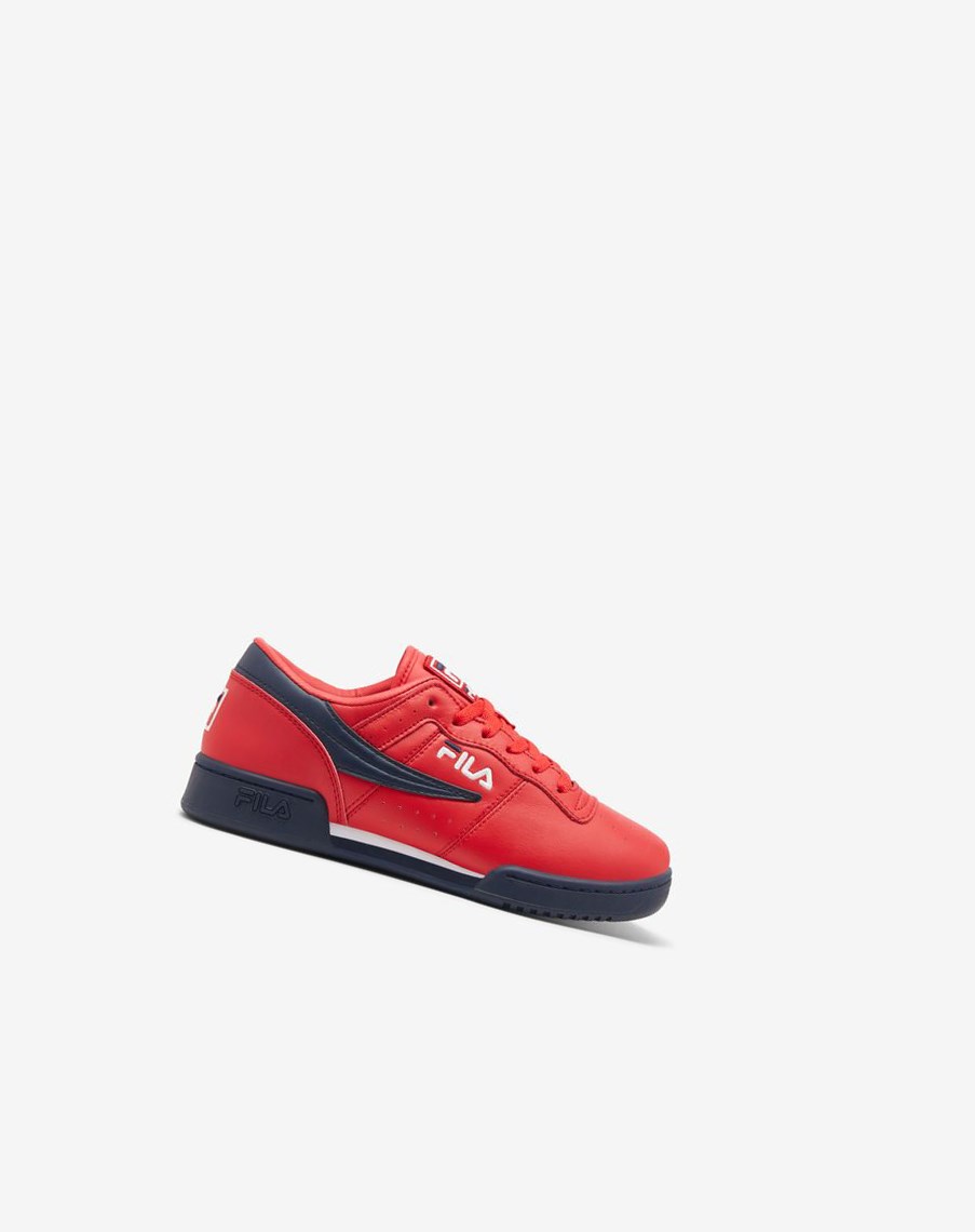 Fila Original Fitness Sneakers Rojas Azul Marino Blancas | 86KWEPDFN