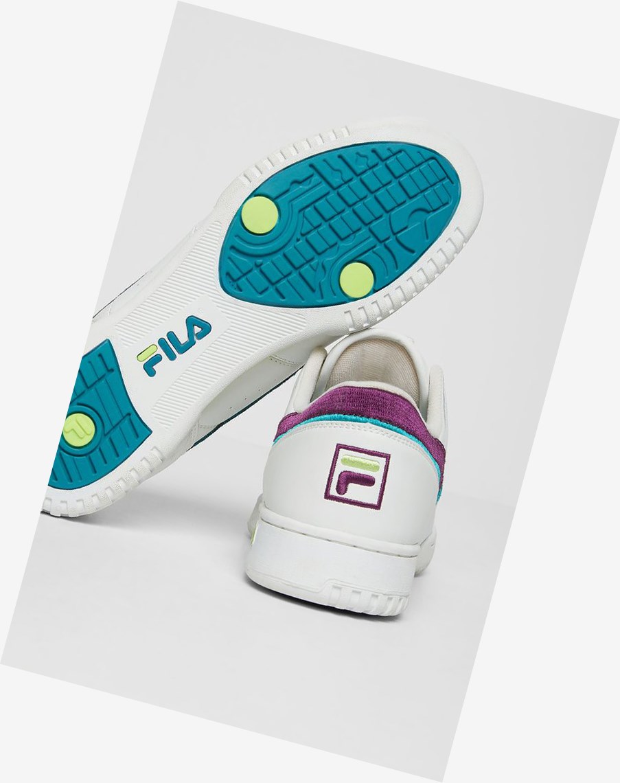 Fila Original Fitness Sneakers Wht/Grpj/Shgr | 90RMQZNBK