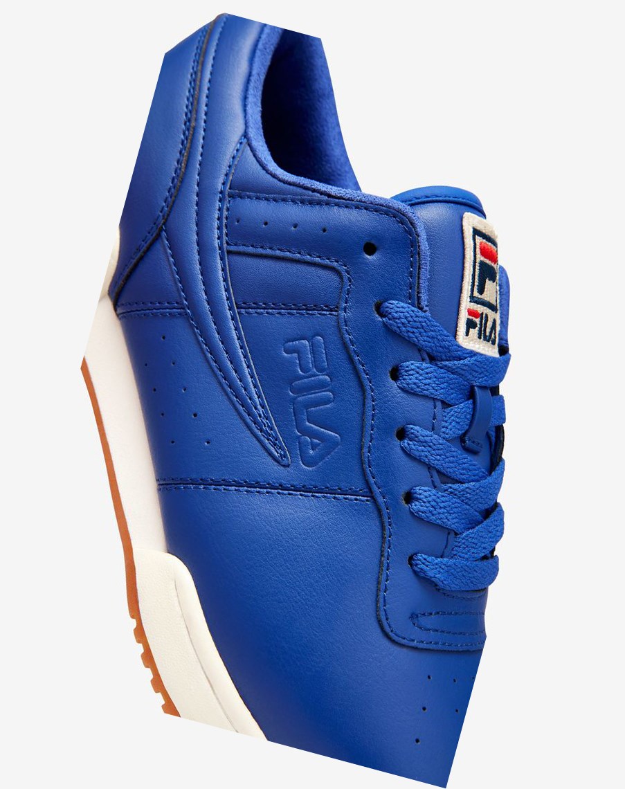 Fila Original Fitness Tenis Shoes Azules | 74KTPIMYW