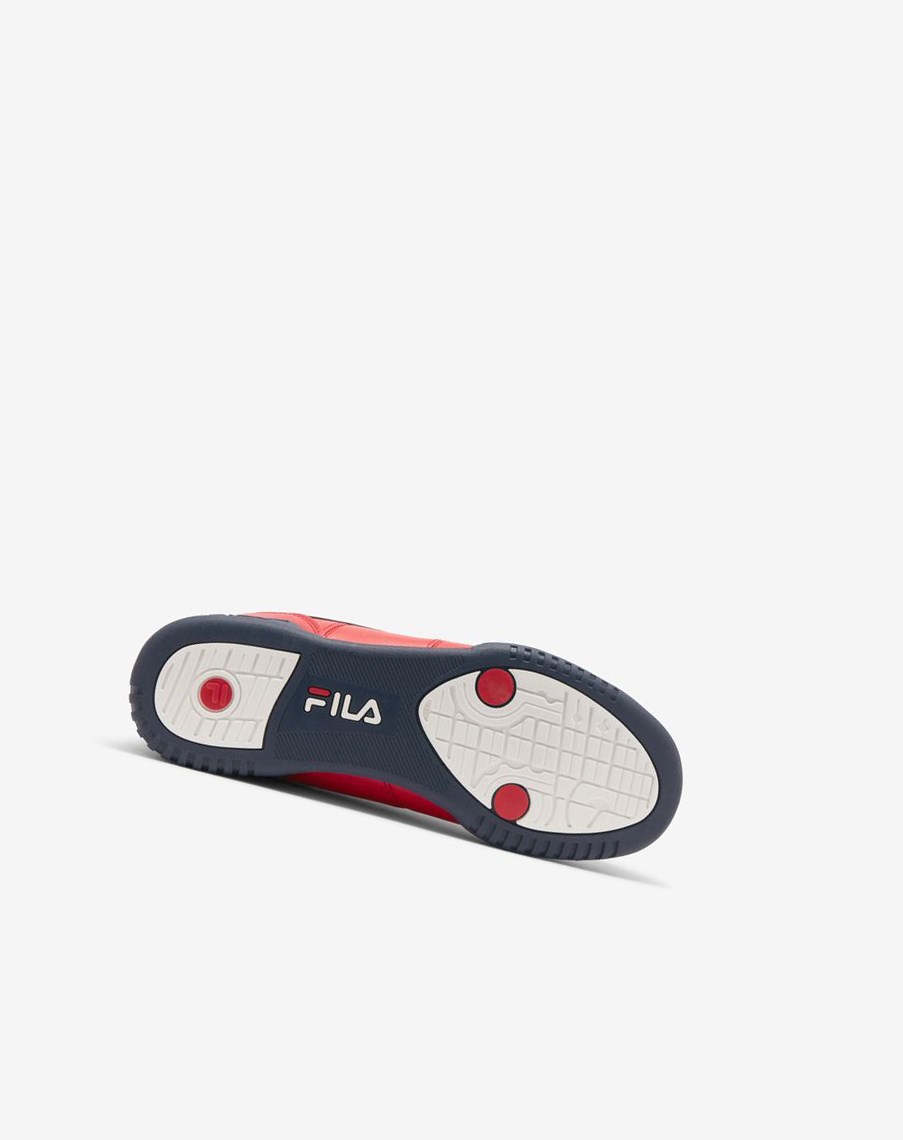 Fila Original Fitness Tenis Shoes Rojas Azul Marino Blancas | 32NYSOTKF