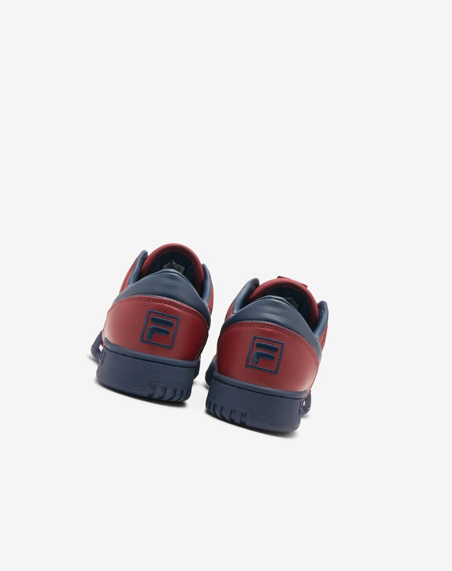 Fila Original Fitness Tenis Shoes Rojas Azul Marino Blancas | 96UOVEDGY