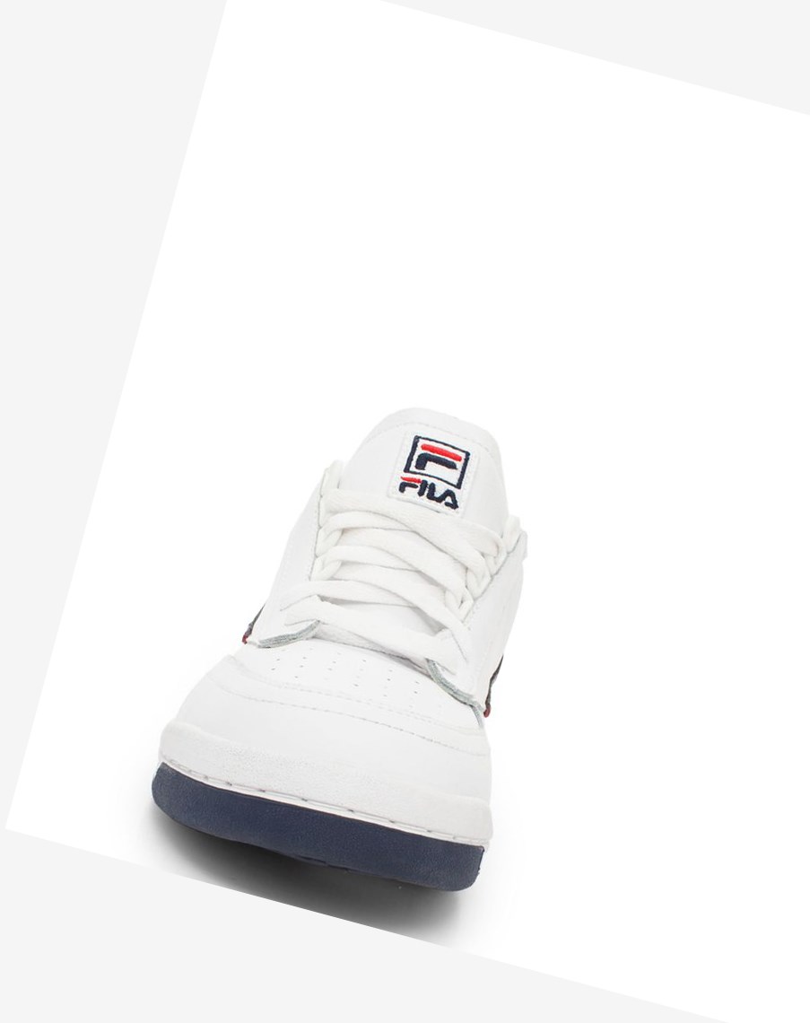 Fila Original Tenis Tenis Shoes Wht/Fnvy/Fred | 14PFEIRCM