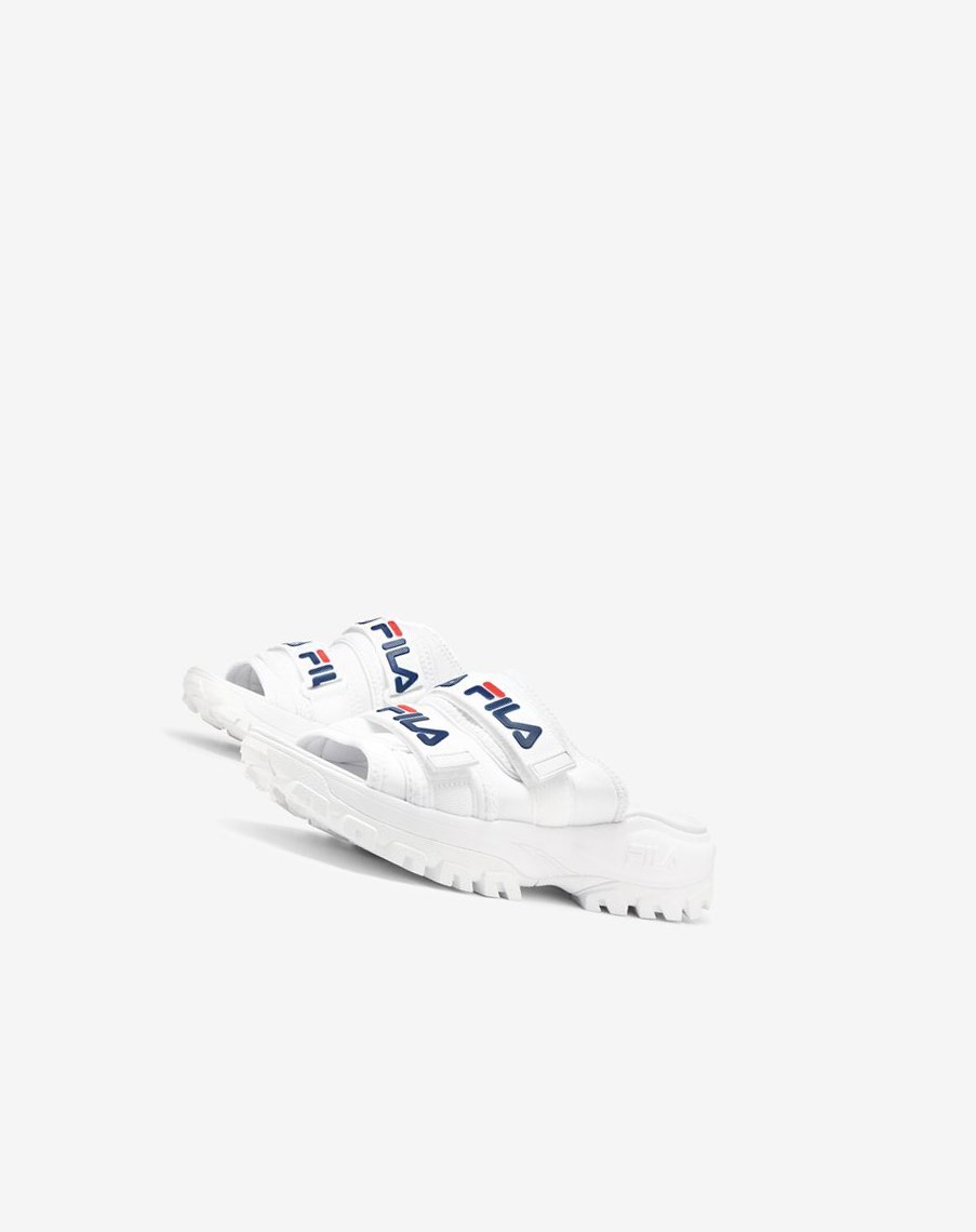 Fila Outdoor Chanclas Chanclas Sandals Blancas Azul Marino Rojas | 52KTCAZIV