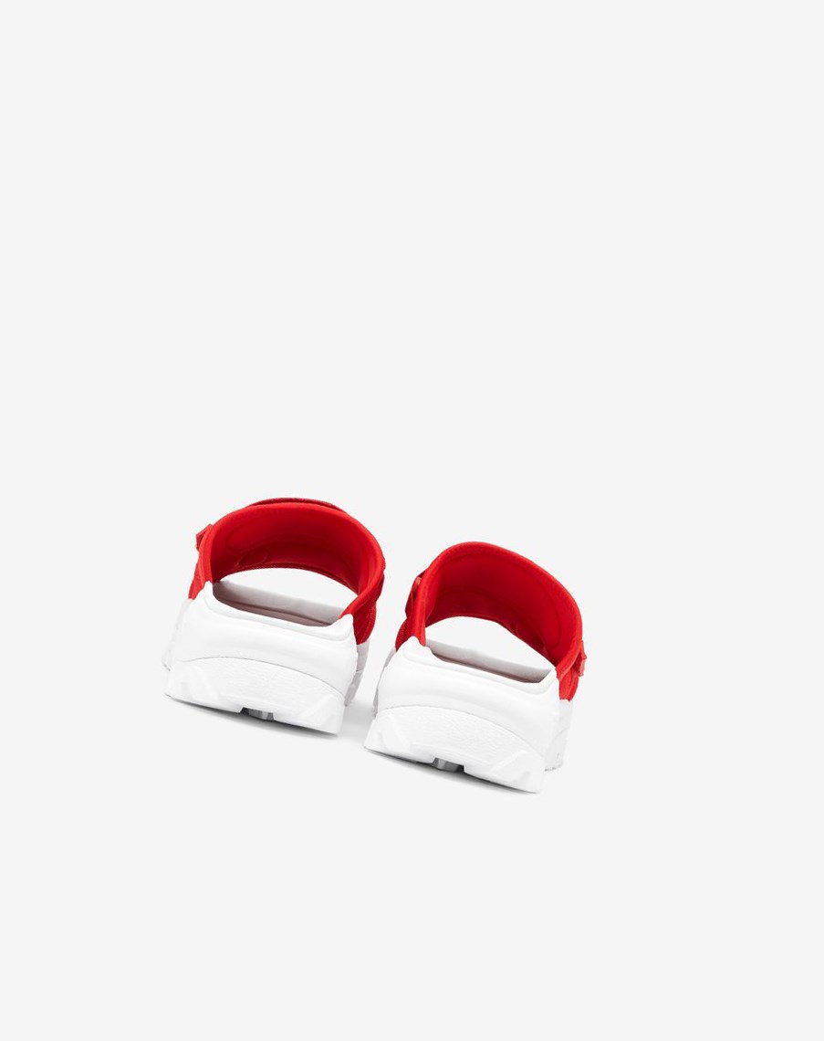 Fila Outdoor Chanclas Chanclas Sandals Rojas Blancas Blancas | 14ZAFTUHR