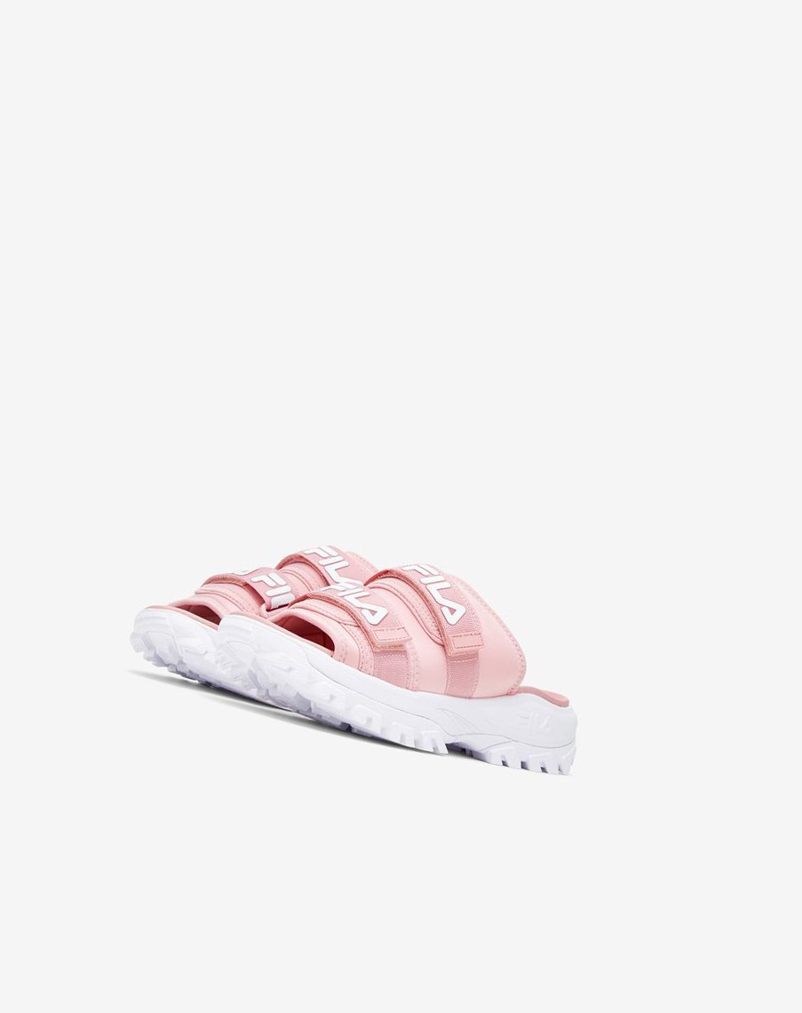 Fila Outdoor Chanclas Chanclas Sandals Rosas Rosas Blancas | 29TNDXYZU