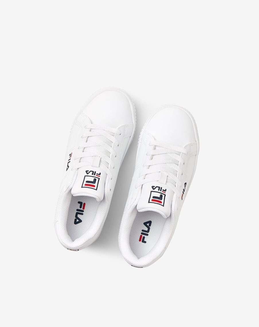 Fila Panache 19 Sneakers Blancas Azul Marino Rojas | 72QIDZKXS