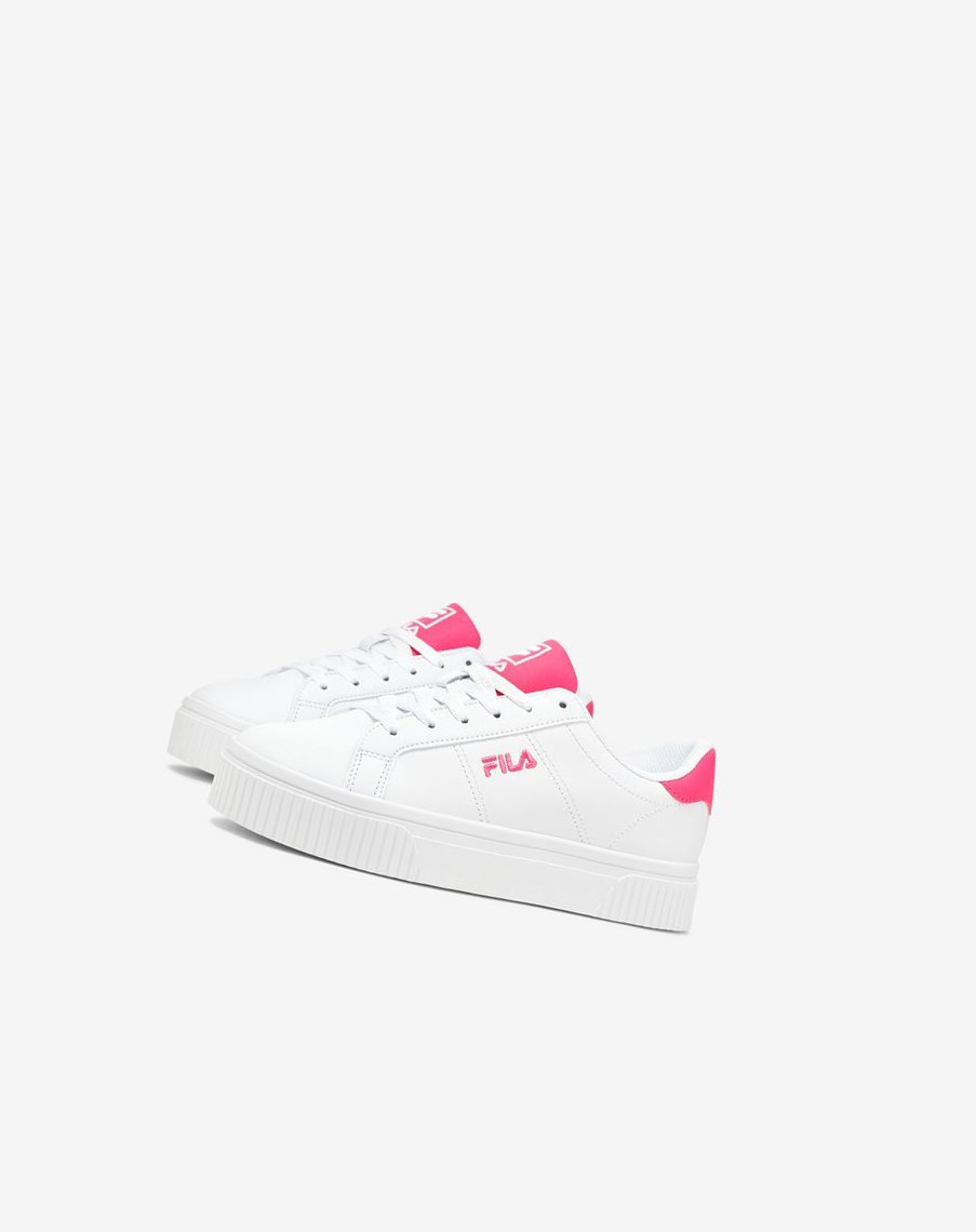 Fila Panache 19 Sneakers Blancas Blancas Rosas | 04ILBOSNH