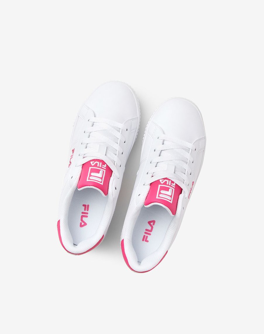 Fila Panache 19 Sneakers Blancas Blancas Rosas | 04ILBOSNH