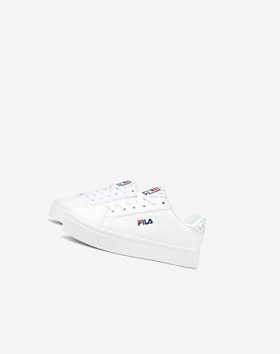 Fila Panache Multi Sneakers Blancas Blancas Rojas | 97ETQOJWX