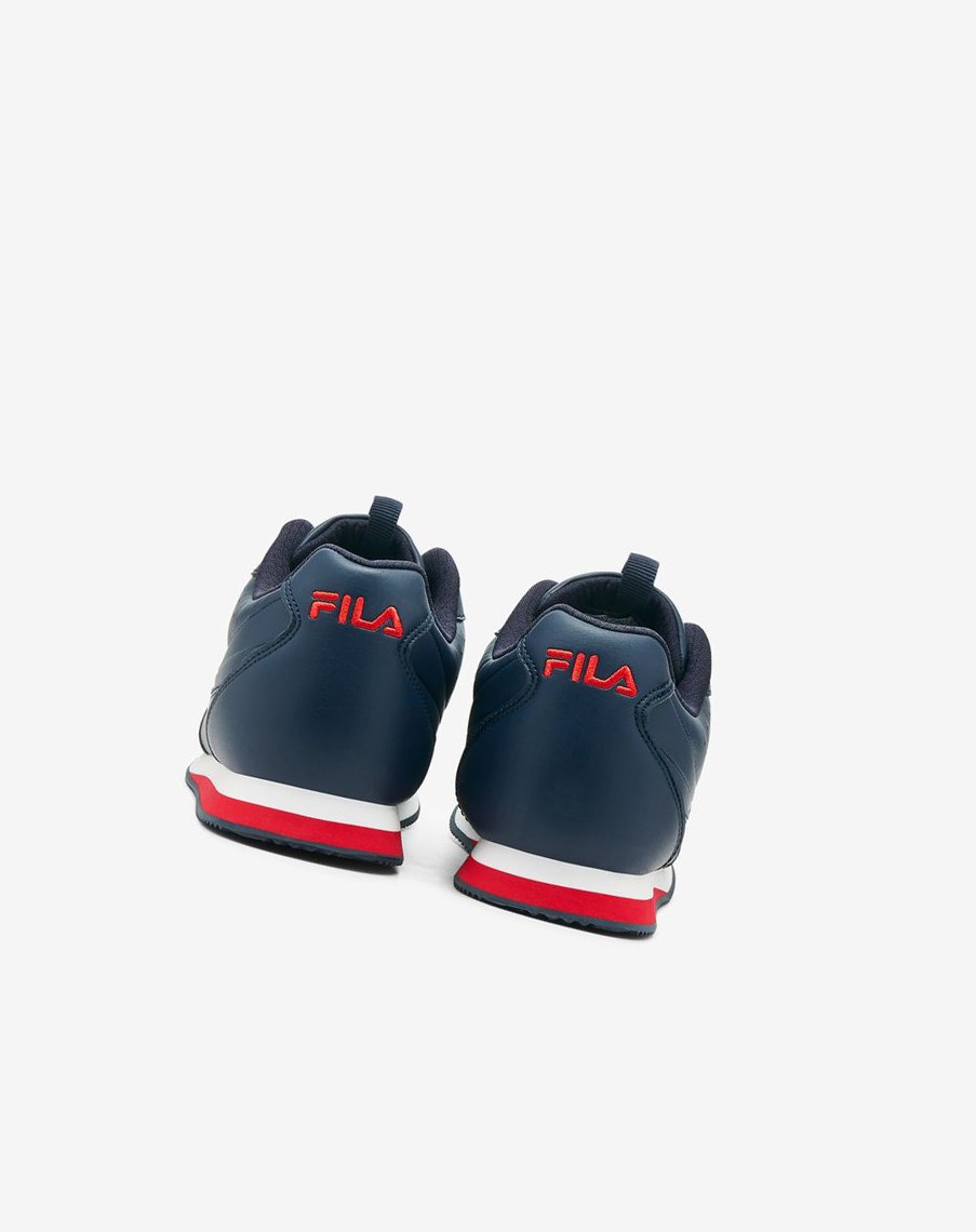 Fila Panzia Tenis Shoes Azul Marino Rojas Blancas | 70ONLZVTJ