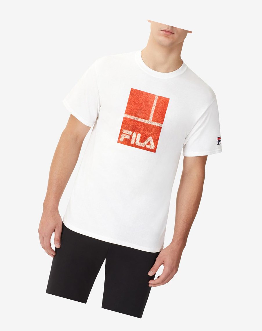 Fila Paris Tee Blancas | 95VHLKIEQ