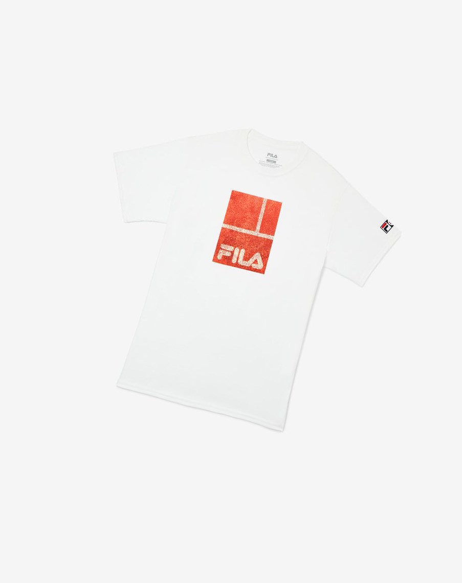 Fila Paris Tee Blancas | 95VHLKIEQ