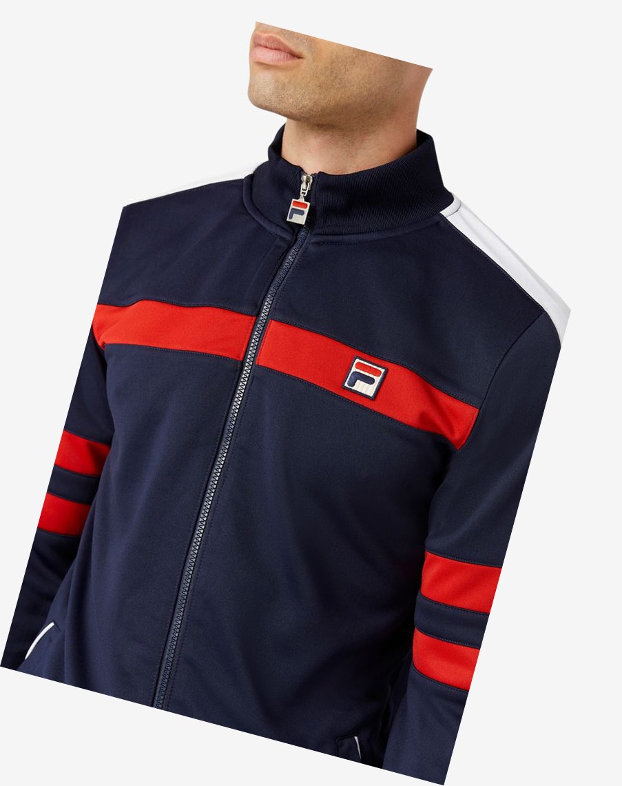 Fila Peridot Pista Jacket 410 Peacoat | 35VWYBZXN