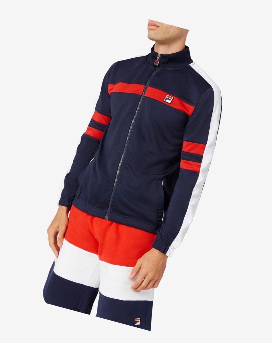 Fila Peridot Pista Jacket 410 Peacoat | 90DYHJPMZ