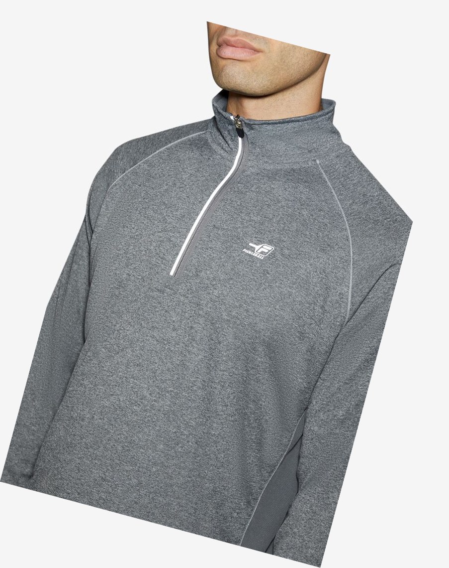 Fila Pickleball 1/4 Zip 289 Varsity Heather | 45CADWTRF