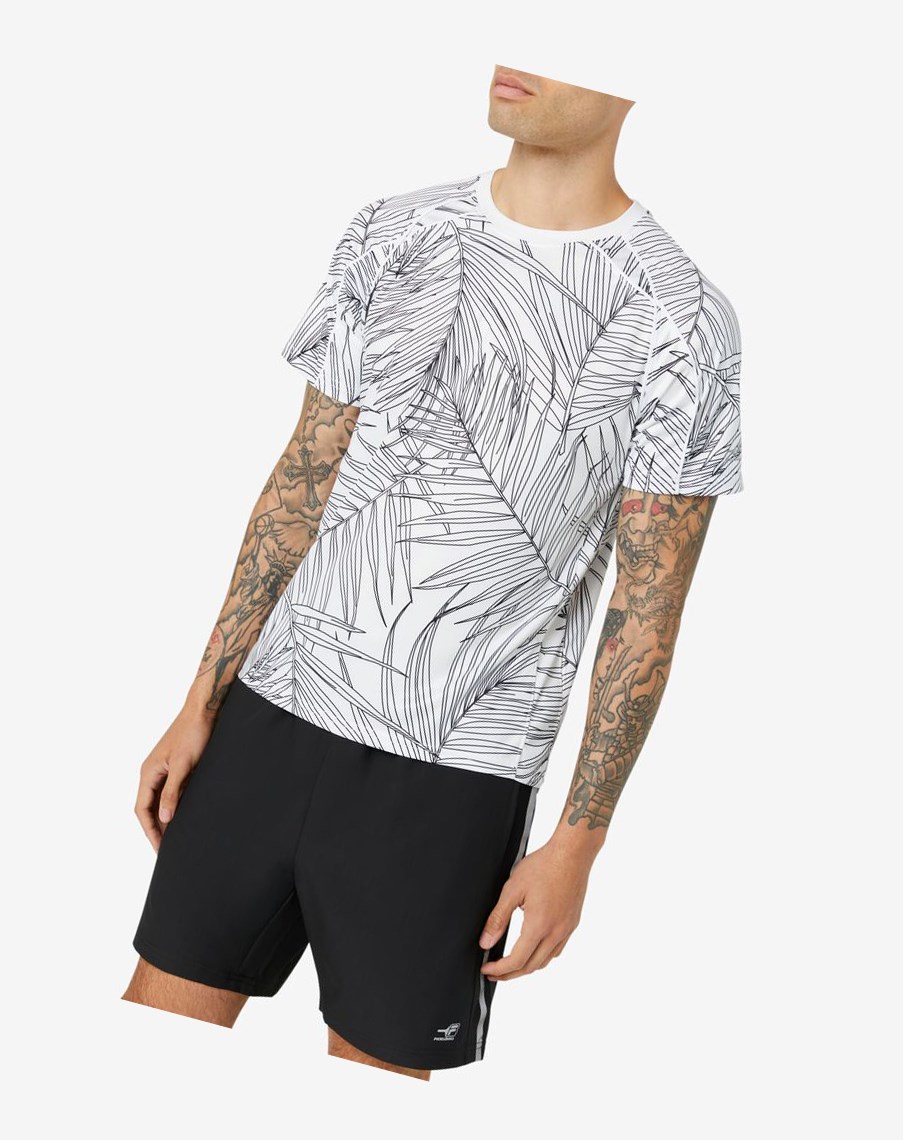 Fila Pickleball Corta Sleeve Crew Blancas Blancas | 41YCXRKPN