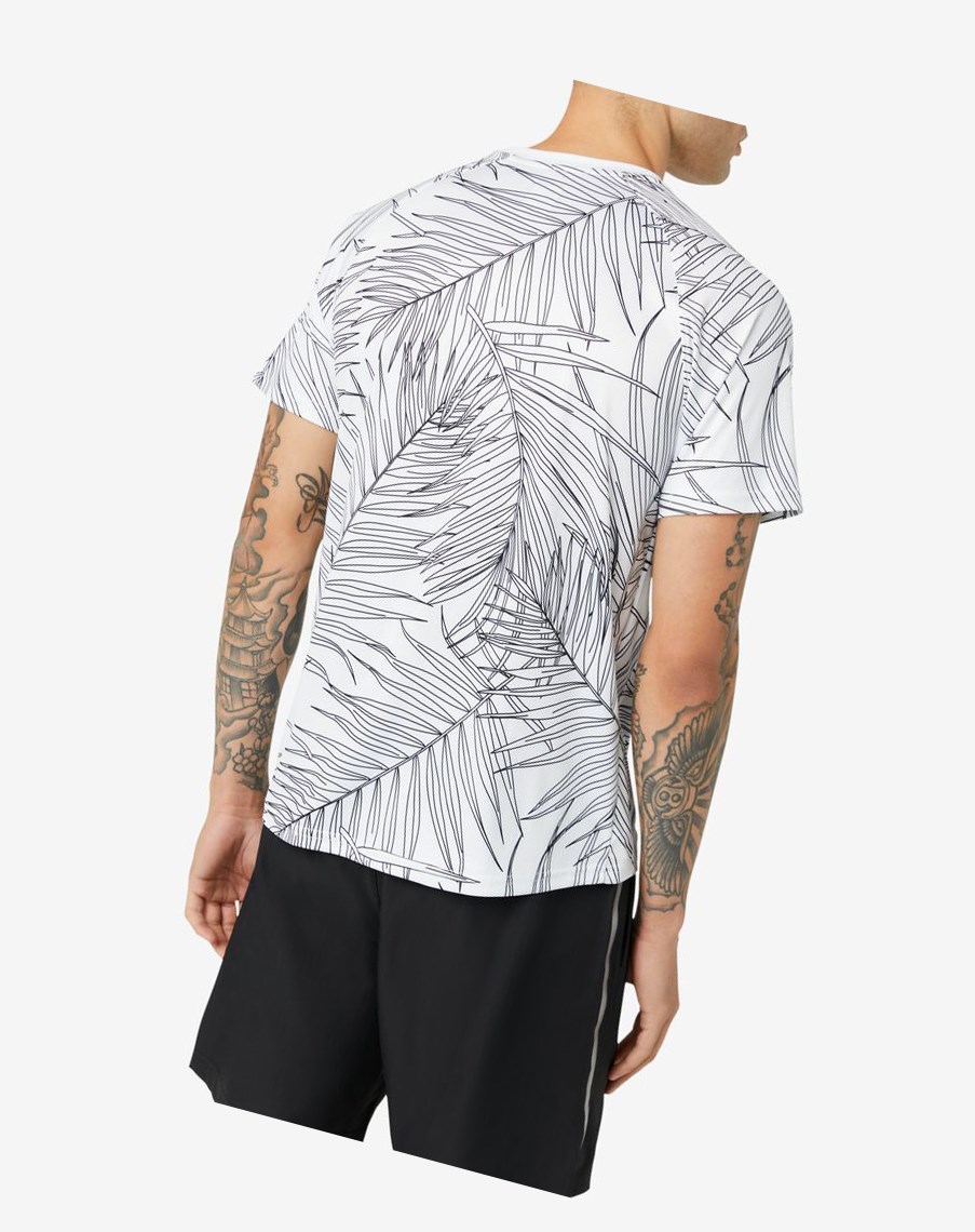 Fila Pickleball Corta Sleeve Crew Blancas Blancas | 41YCXRKPN