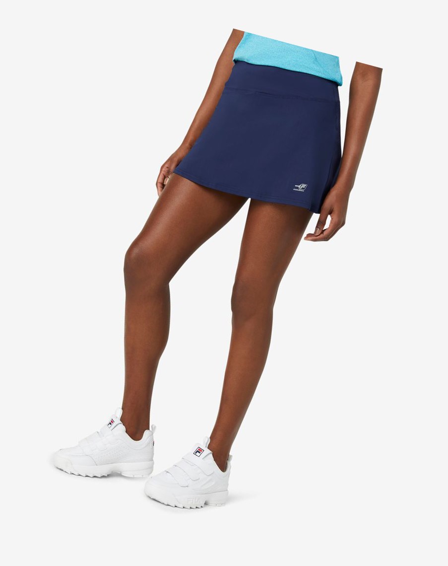 Fila Pickleball Flounce Skort Azul Marino | 78RODPGTL