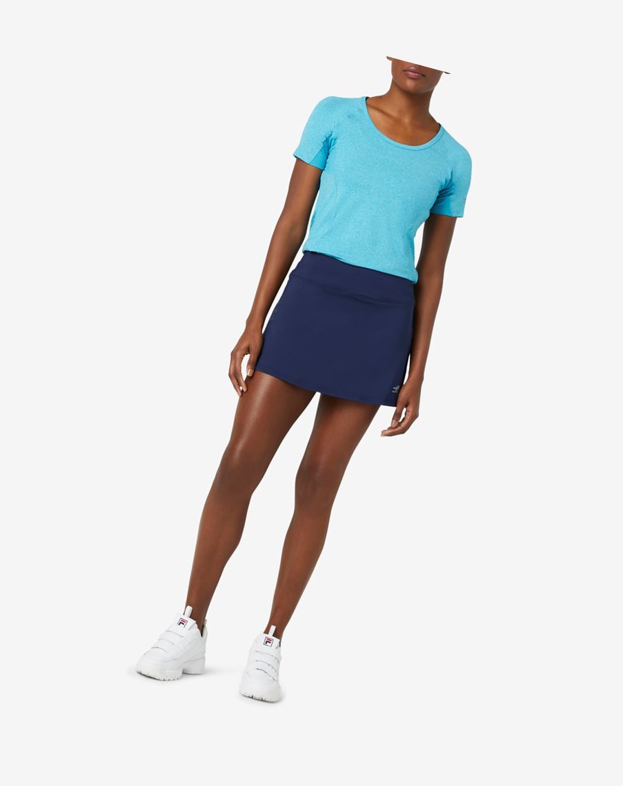 Fila Pickleball Flounce Skort Azul Marino | 78RODPGTL