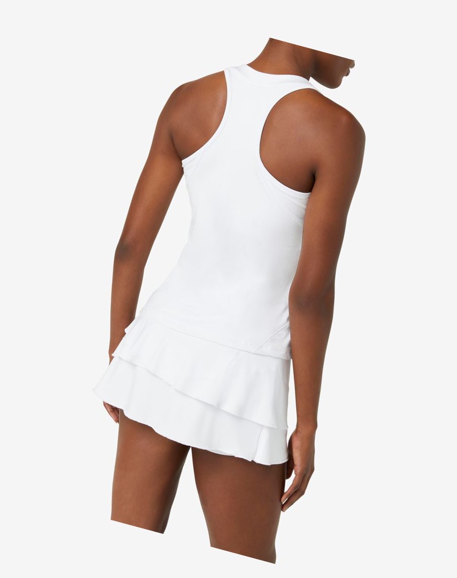 Fila Pickleball Halter Tank Blancas | 49JKVMOTS