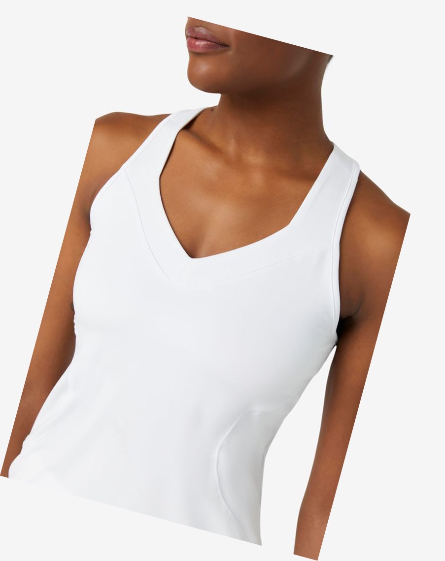 Fila Pickleball Halter Tank Blancas | 49JKVMOTS