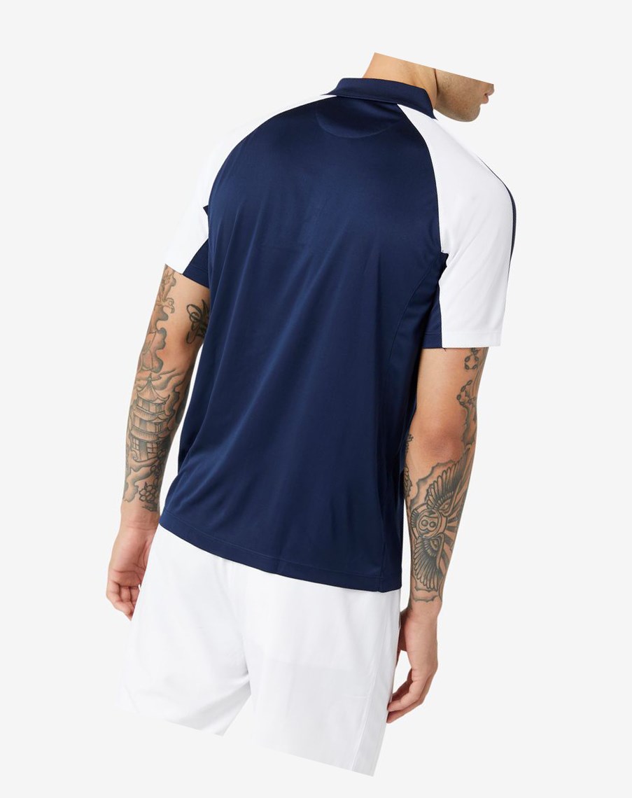 Fila Pickleball Polo Azul Marino Blancas | 05RNXUOBP