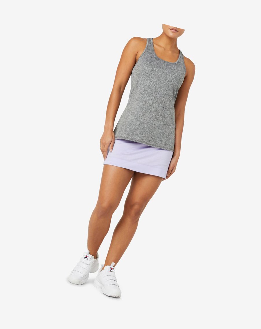 Fila Pickleball Racerback Tank 289 Varsity Heather | 95GJWLNEY