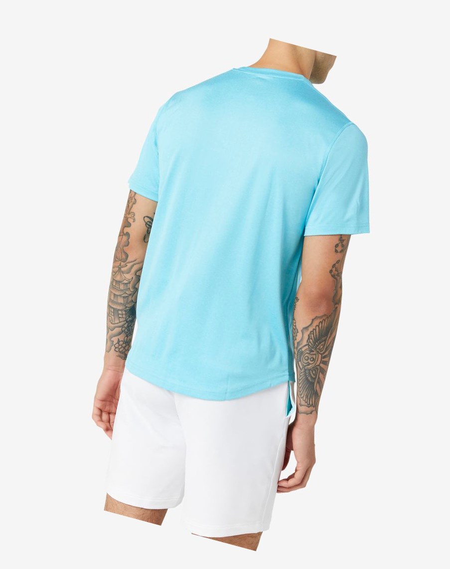 Fila Pickleball Scallop Hem Crew Azules | 31DXPZVCN