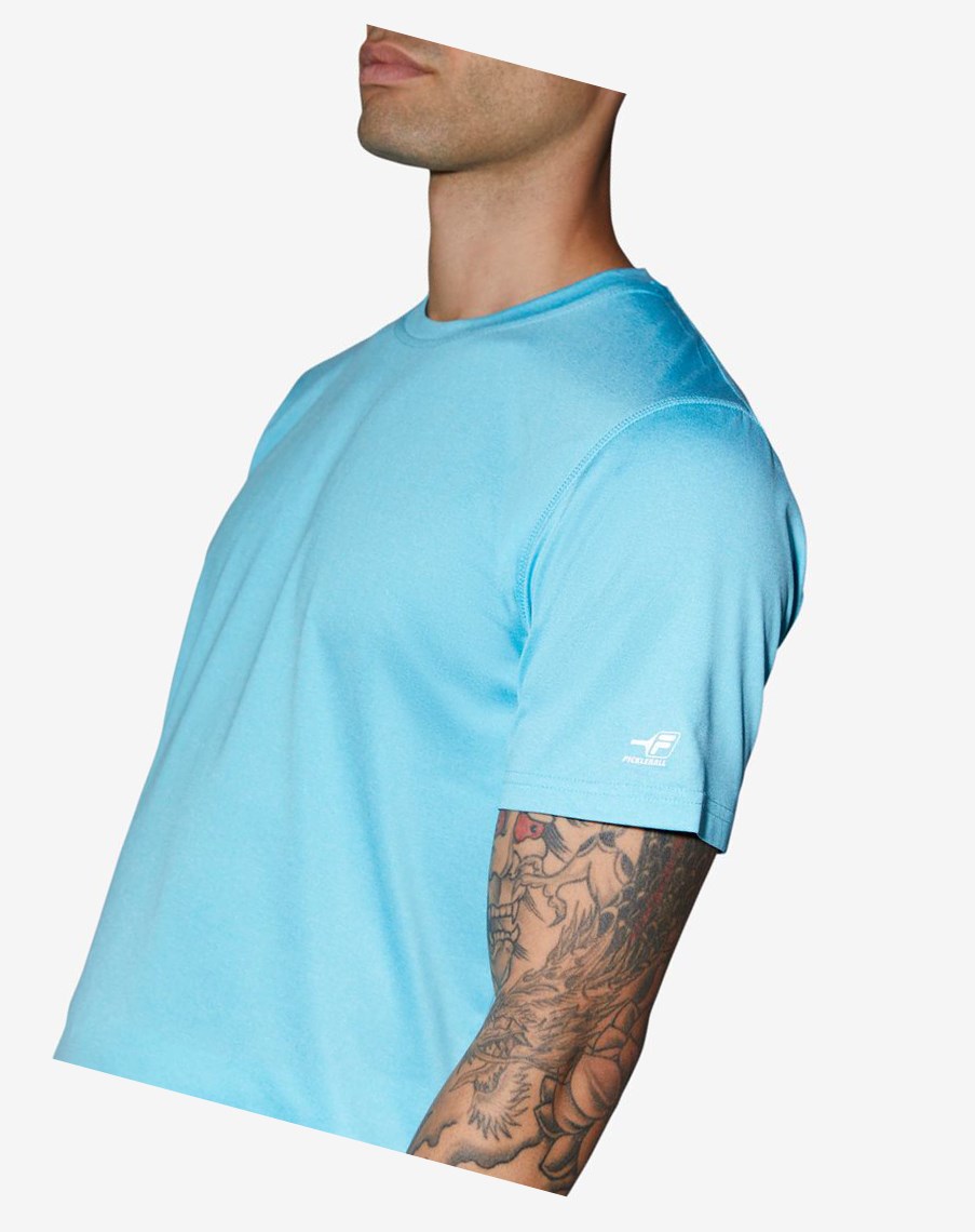 Fila Pickleball Scallop Hem Crew Azules | 31DXPZVCN