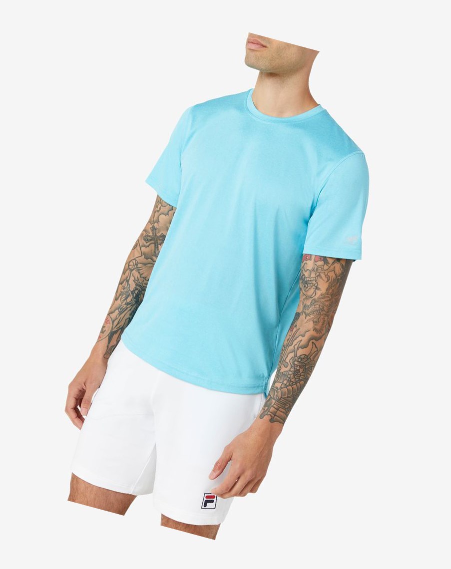 Fila Pickleball Scallop Hem Crew Azules | 31DXPZVCN