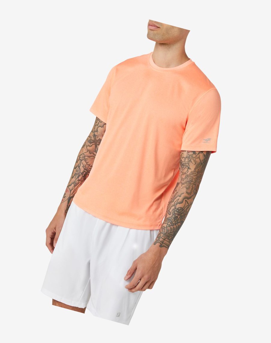 Fila Pickleball Scallop Hem Crew Naranjas | 56XDRUFPB