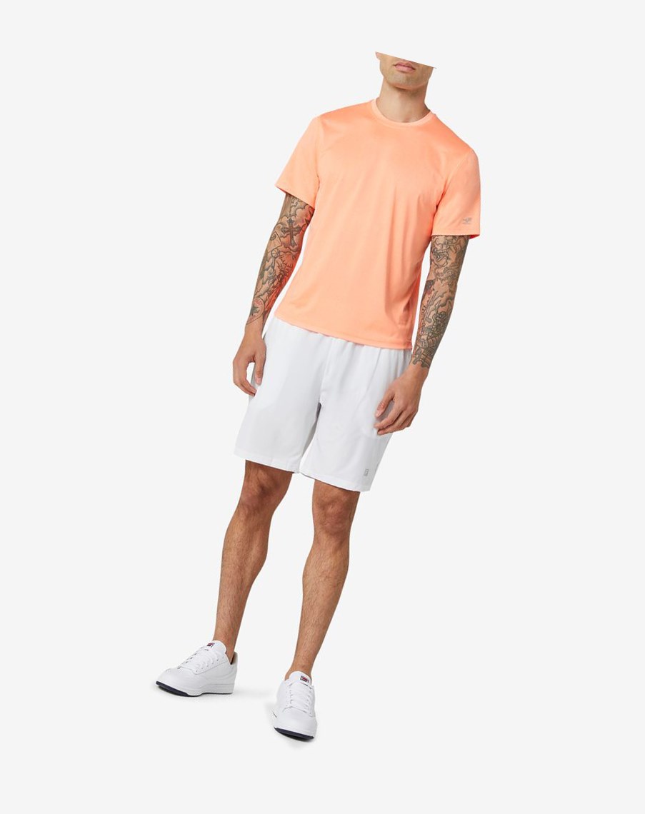 Fila Pickleball Scallop Hem Crew Naranjas | 97FUHOZTD