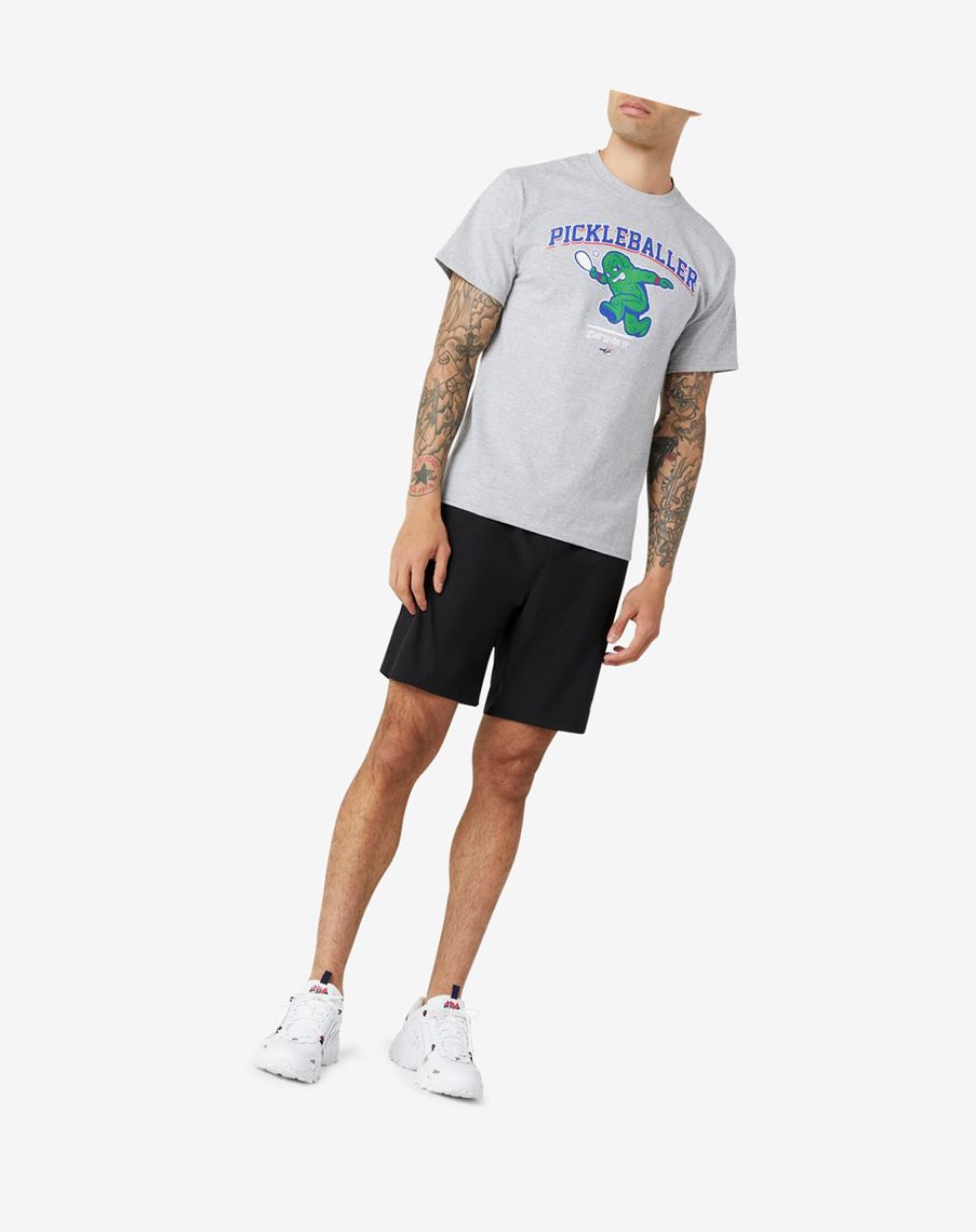 Fila Pickleballer Tee Gris | 98FZRTNLW