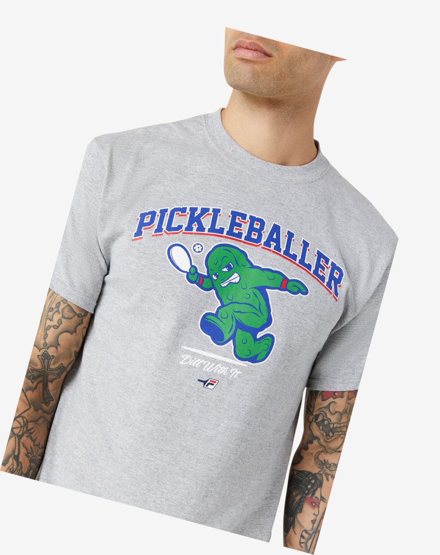 Fila Pickleballer Tee Gris | 98FZRTNLW