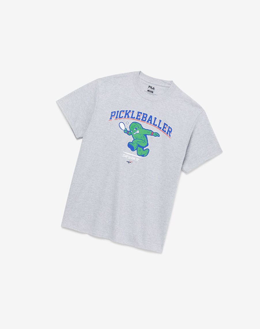 Fila Pickleballer Tee Gris | 98FZRTNLW