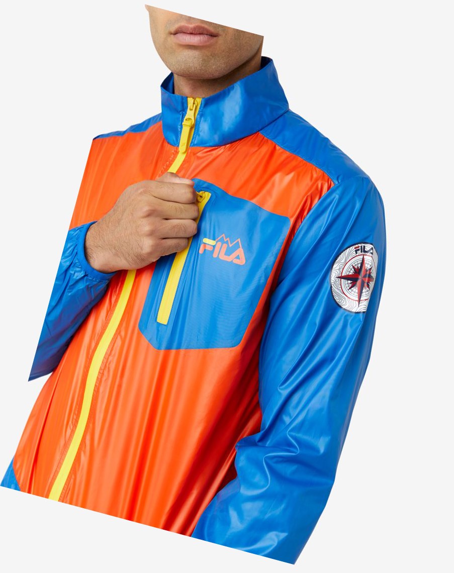 Fila Pinnacle Jacket Naranjas Azules Limón | 37EVXCUFH