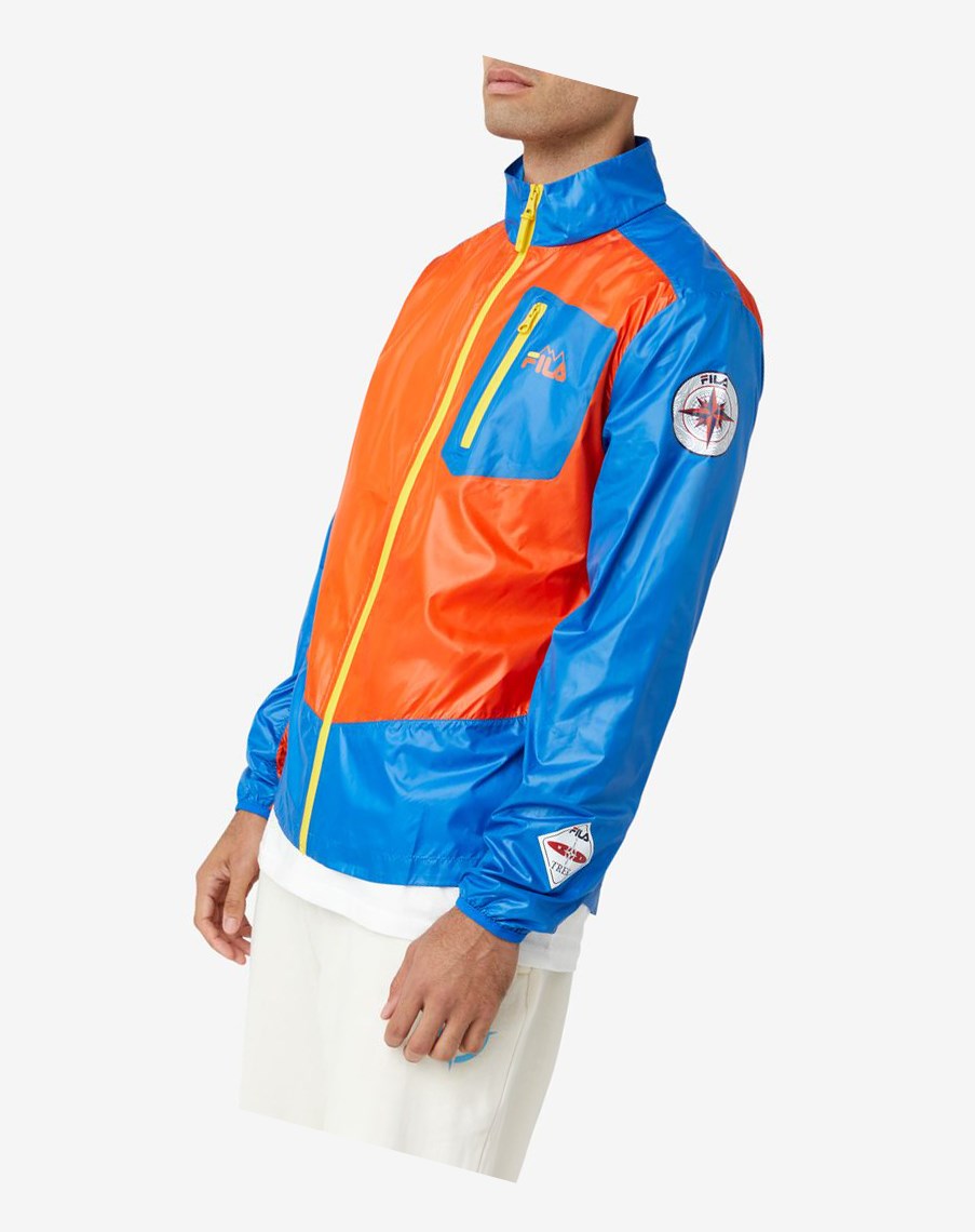 Fila Pinnacle Jacket Naranjas Azules Limón | 37EVXCUFH