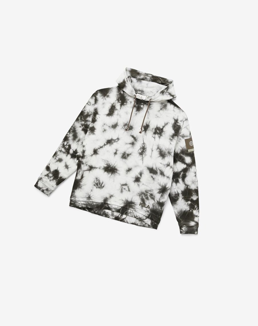 Fila Plantsy Layered Hoodie 296 Earth Forest / Tie Dye | 59NIHPJFO