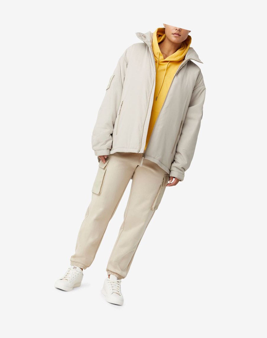 Fila Project 7 Acolchado Jacket Beige | 06DXEUVRM