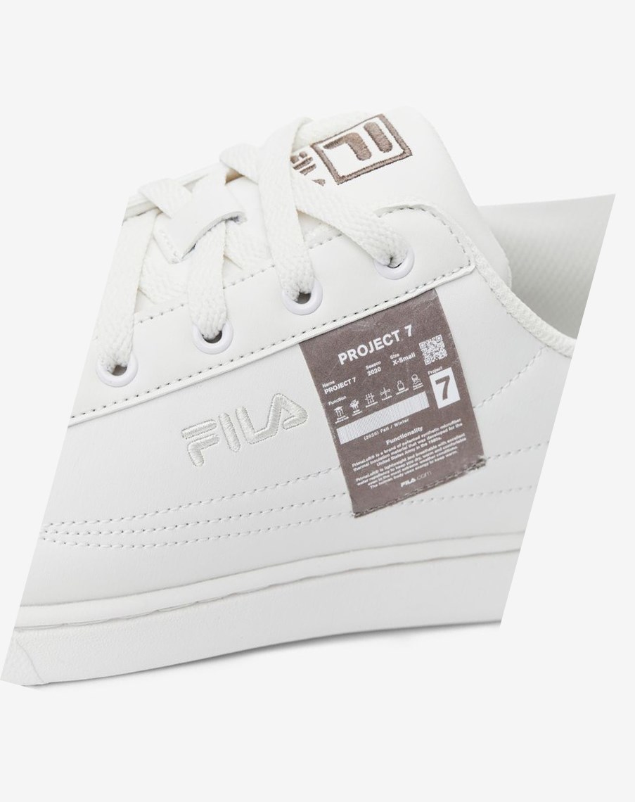 Fila Project 7 Court Ace Tenis Shoes Blancas Blancas | 80YXNRQWC