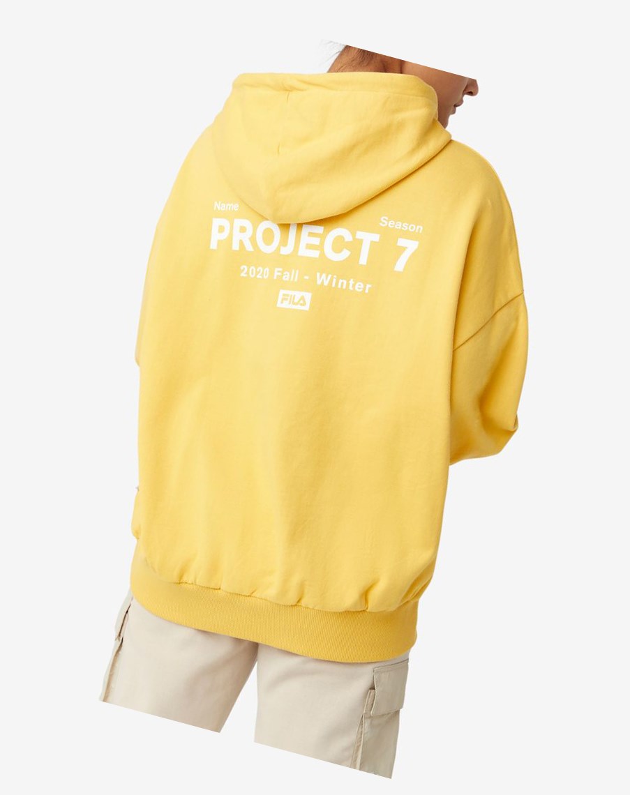 Fila Project 7 Hoodie Moutarde | 26XMSRPJD